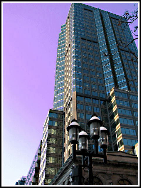 Torre de rascacielos en Montreal.